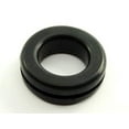 thumbnail image 1 of Black SBR Rubber Push-in Grommet - Inner Diameter 5/8", Outer Diameter 1 1/8", for Hole Diameter 7/8", Panel Thickness 1/16", 1 of 4