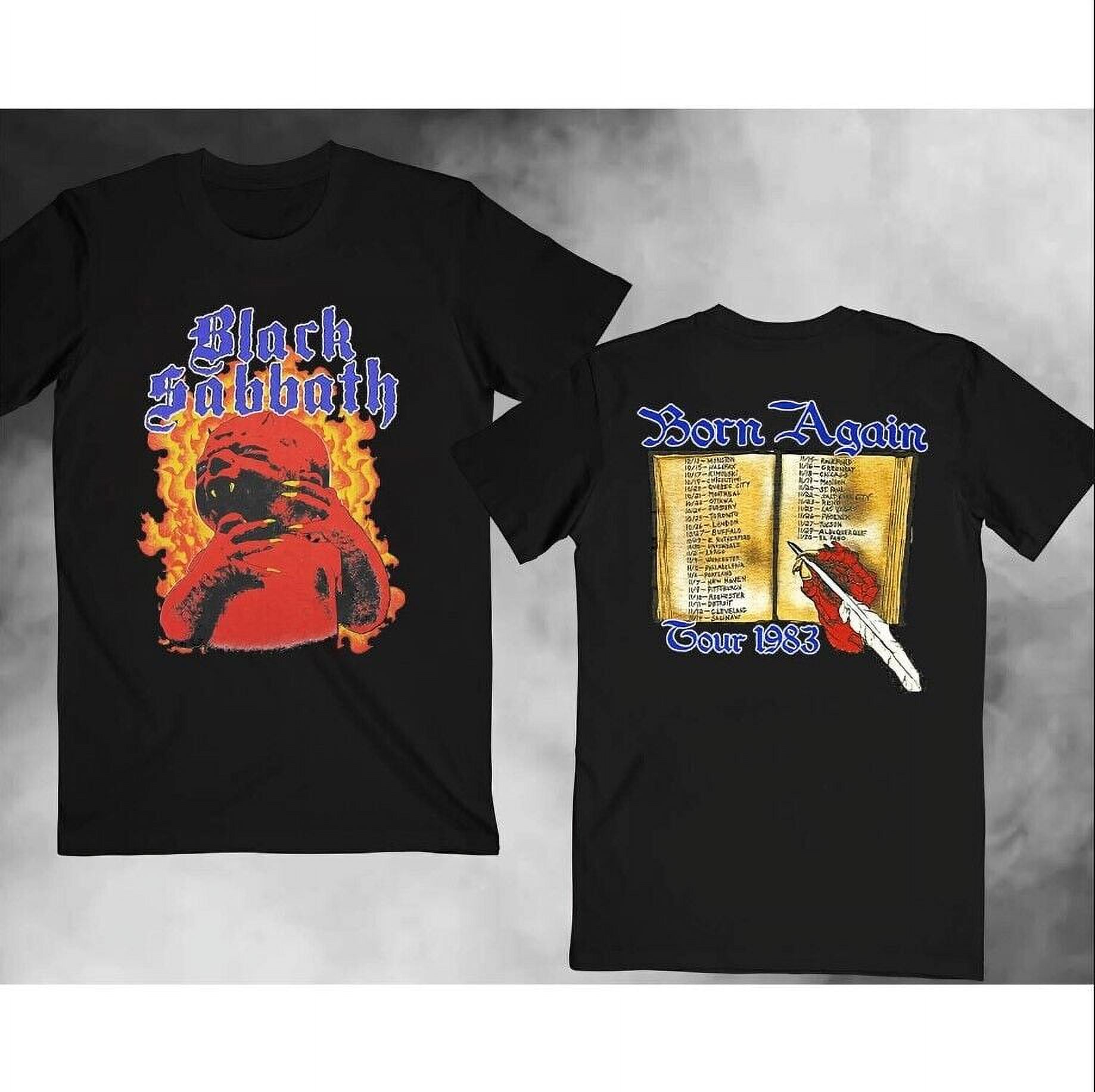 Black sabbath born again t shirt hot sale