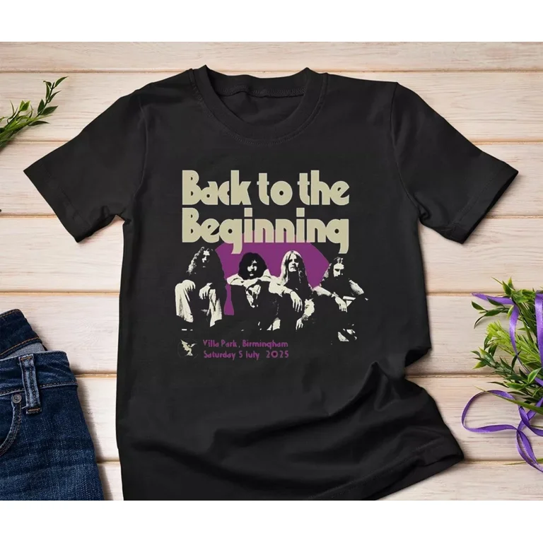 Black Sabbath Back to the beginning Tシャツ BLACK SABBATH Back To The Beginning 2025 T Shirt Full Size S