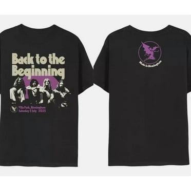 Black Sabbath Back To The Beginning 2025 Tour Cotton Black T Shirt