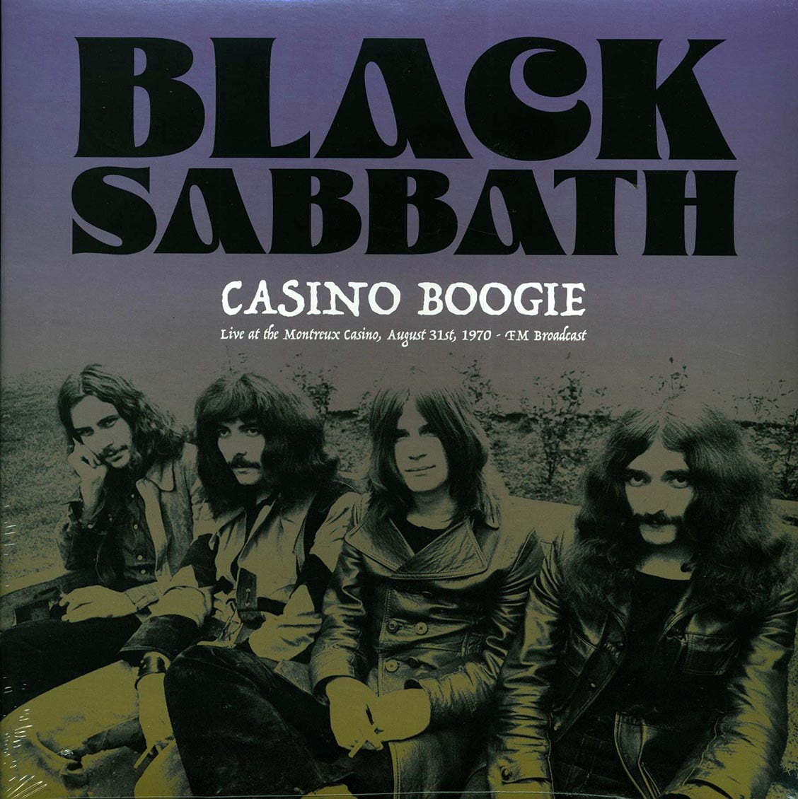 Black Sabbath - Casino Boogie Live Montreux Casino 1970 - LP DARK PURPLE VINYL