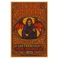 thumbnail image 1 of Black Sabbath Concert Poster, November 20th, 1970, Fillmore West, San Francisco, Art Print 12×18inch unframed, 1 of 2