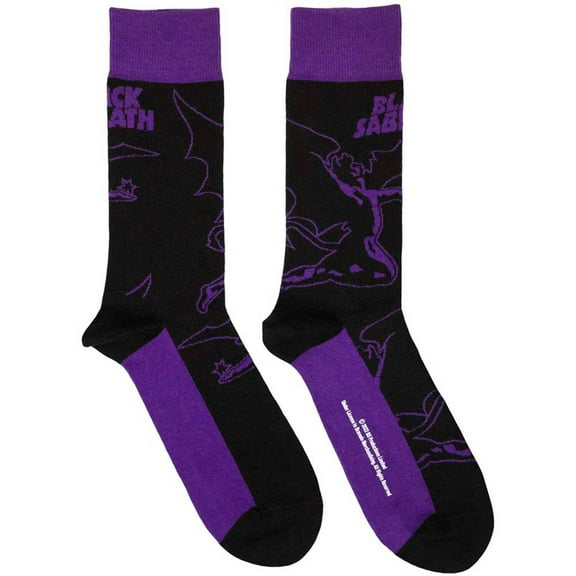 Black Sabbath Logo and Demon - Unisex Ankle Socks