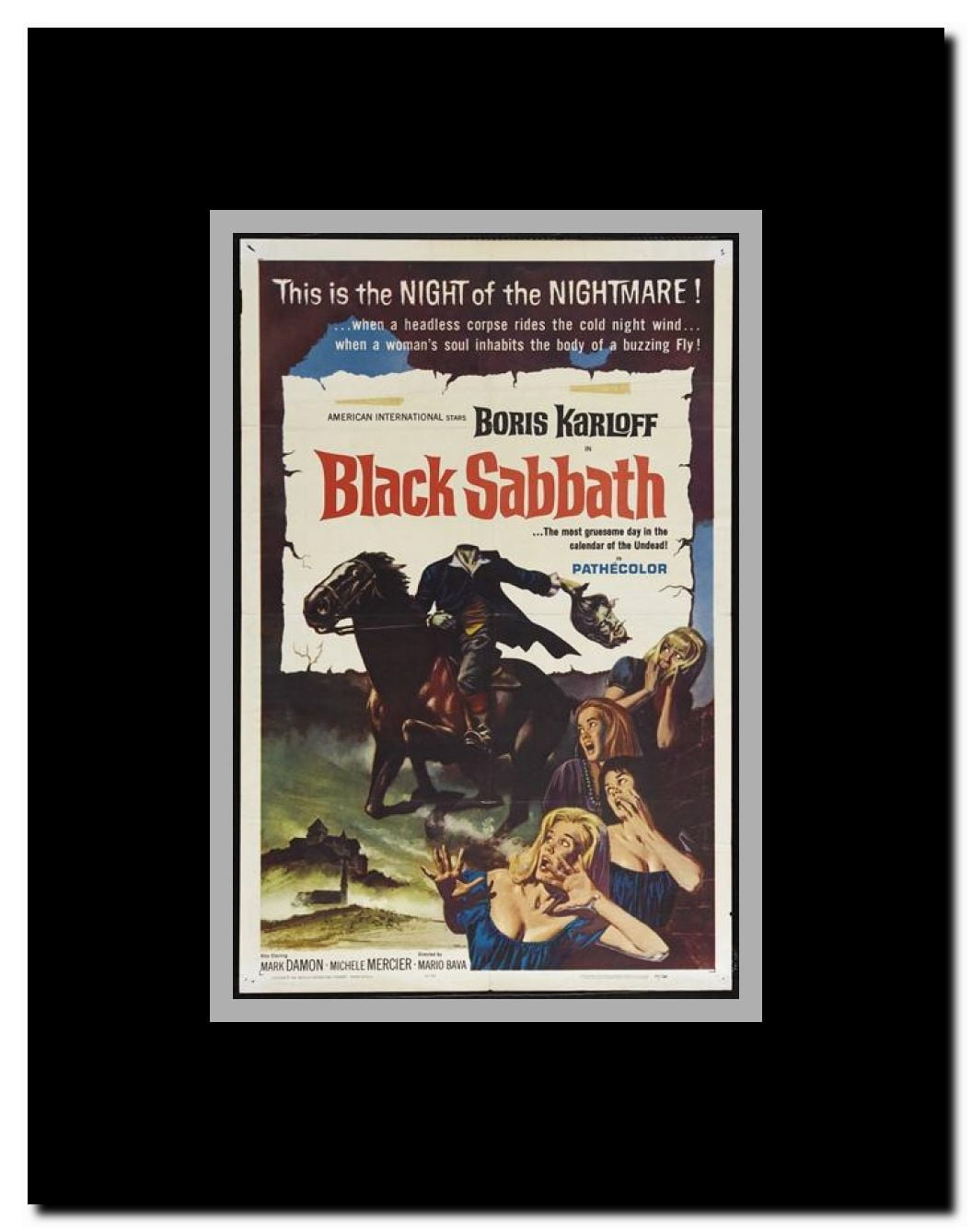 Black Sabbath Framed Movie Poster