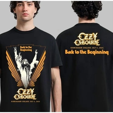 Black Sabbath, Ghost,Ozzy Osbourne Back To The Beginning 5 July 2025 T shirt