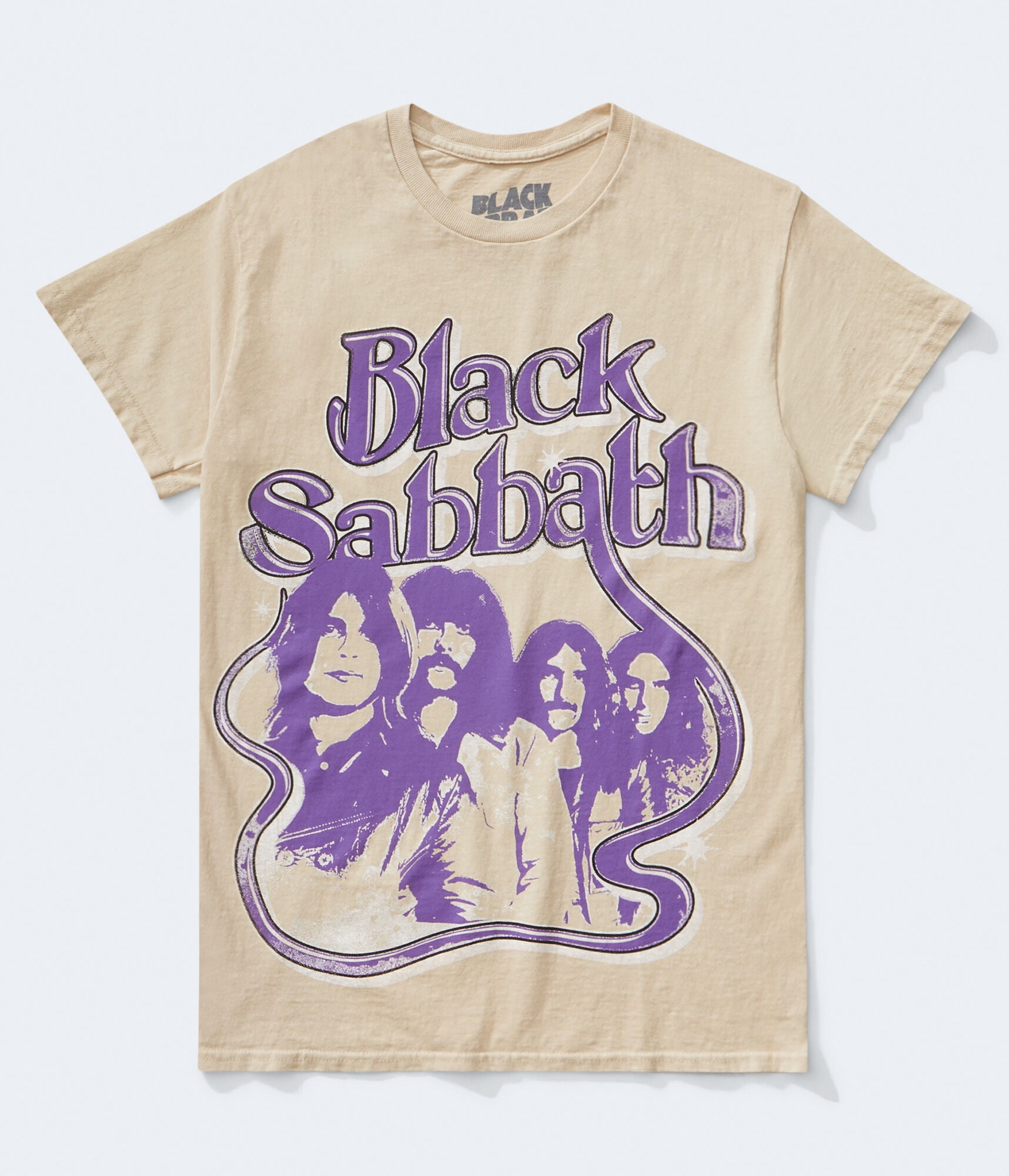 Black Sabbath Hard Rock Heavy Metal Band Men's Distressed Graphic Tee T ...