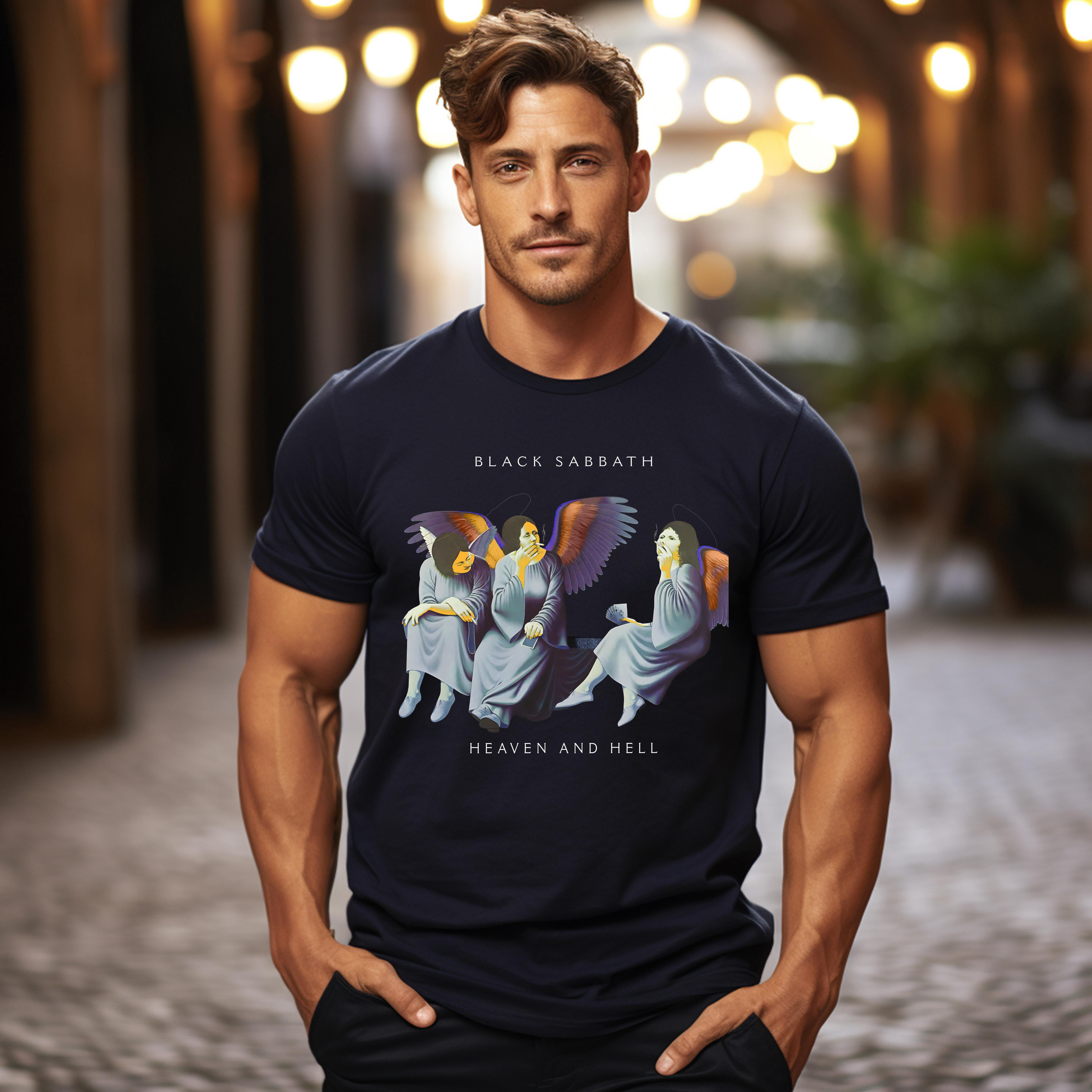 Black SabbathHeaven and Hell unisex tshirt Up To 4XL