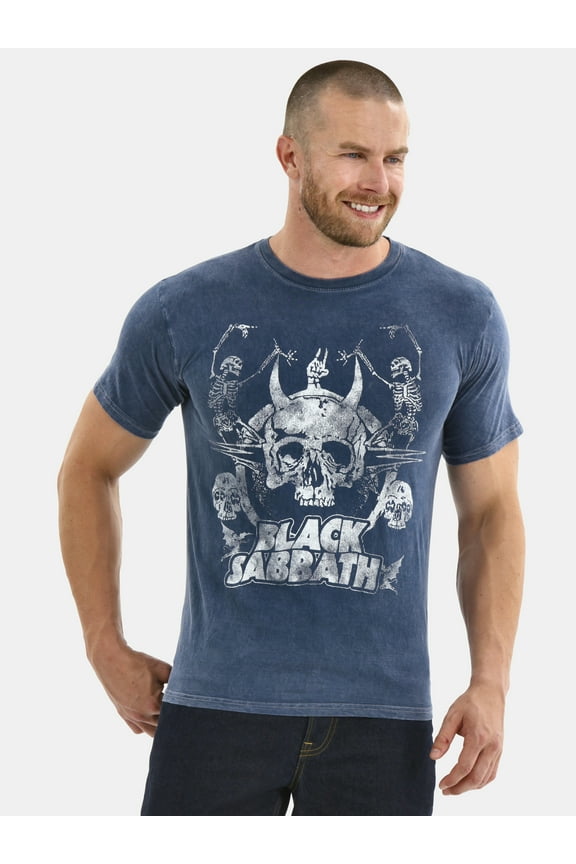 Men's and Big Men's Graphic Band Tee, Sizes S-3XL