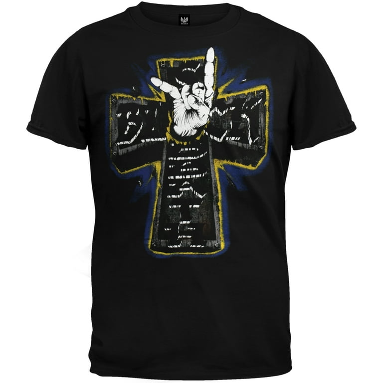 Black Sabbath Men s Iron Cross Short Sleeve T Shirt Walmart