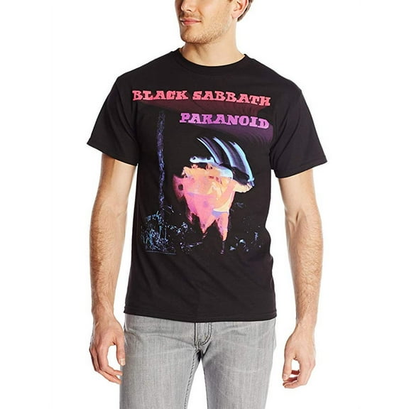 Black Sabbath Men's Paranoid Motion Trails T-shirt Small Black