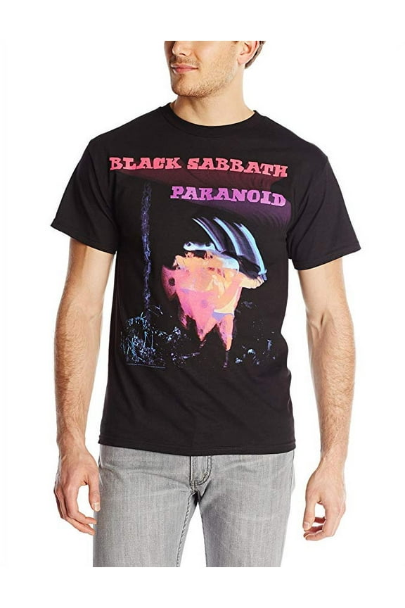 Black Sabbath Men's Paranoid Motion Trails T-shirt Small Black