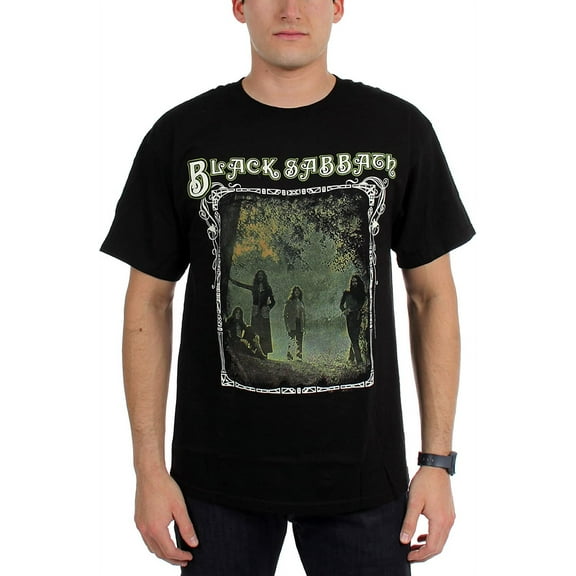 Black Sabbath Men's Photo Framed Mens Short Sleeve T Shirt