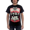 thumbnail image 1 of Black Sabbath Men's Red Flames T-shirt Small Black, 1 of 2