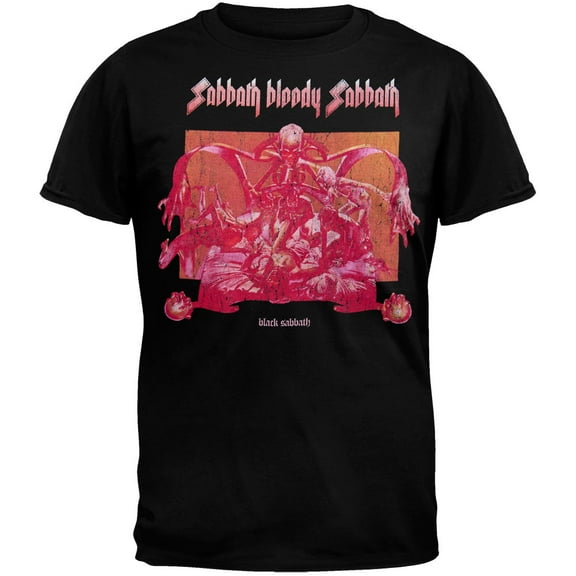 Black Sabbath Men's Sabbath Bloody Sabbath T-shirt Medium Black