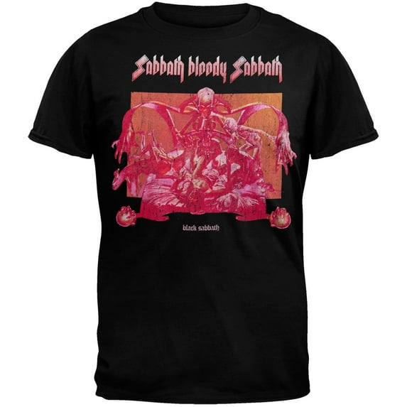 Black Sabbath Men's Sabbath Bloody Sabbath T-shirt XX-Large Black