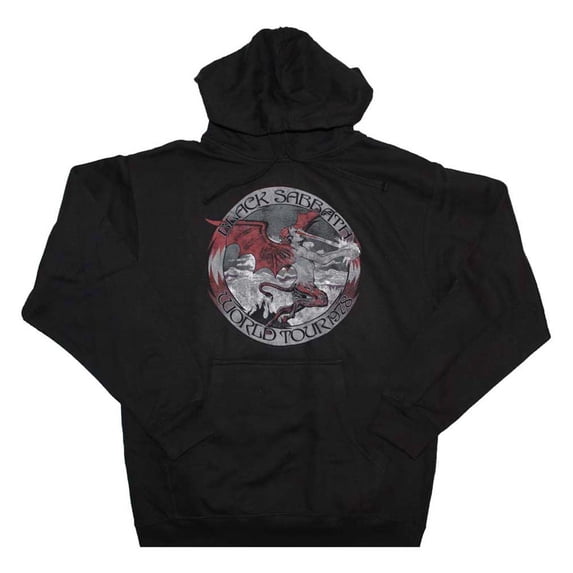 Black Sabbath Men's Tour 78 Hooded Sweatshirt Medium Black