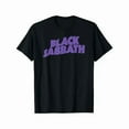 thumbnail image 1 of Black Sabbath Purple Logo Men's Cotton T-Shirt - Soft, Breathable, Comfortable Casual Sportswear, 1 of 4
