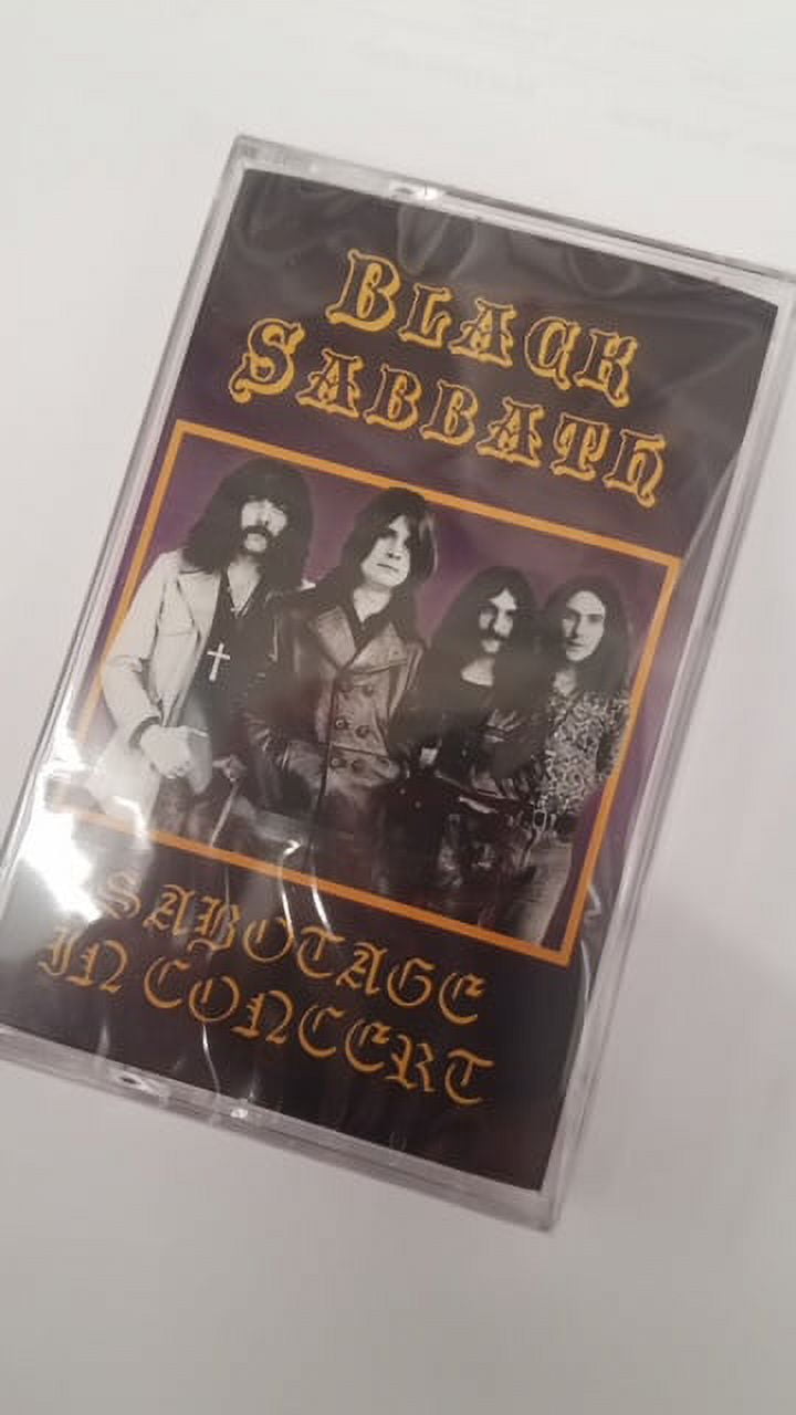 Black Sabbath Sabotage In Concert (Limited Edition, Purple Cassette) Music Cassette Tapes