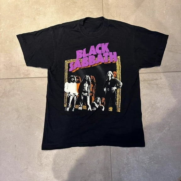 Black Sabbath Sabotage Vintage 1999 Black T-Shirt Rock Band Concert Fan Tee S-4X