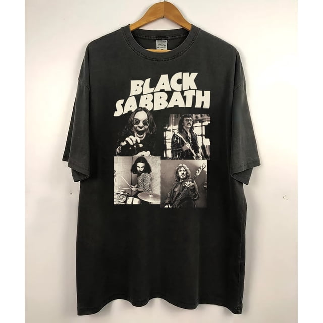 T-shirt Black Sabbath Amplified - Taille S, Couleur Charbon, 100% Coton Vintage, Neuf Avec étiquettes