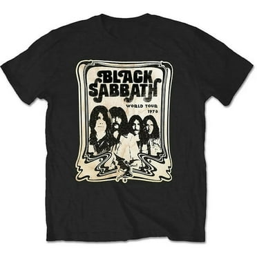 Black Sabbath T-Shirt World Tour 1978 Ozzy Osbourne ,Black Color,Size XL