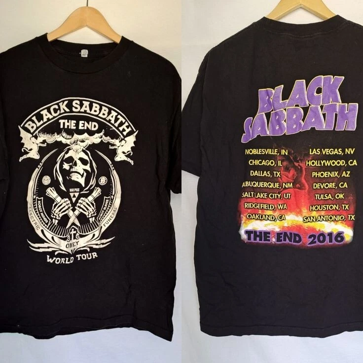 Black Sabbath: The End Mushroom Cloud - Black T-Shirt - International-493387