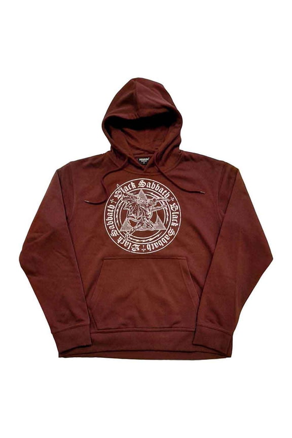 Black Sabbath Unisex Pullover Hoodie Sweatshirt Henry Pyramid Emblem (Small)