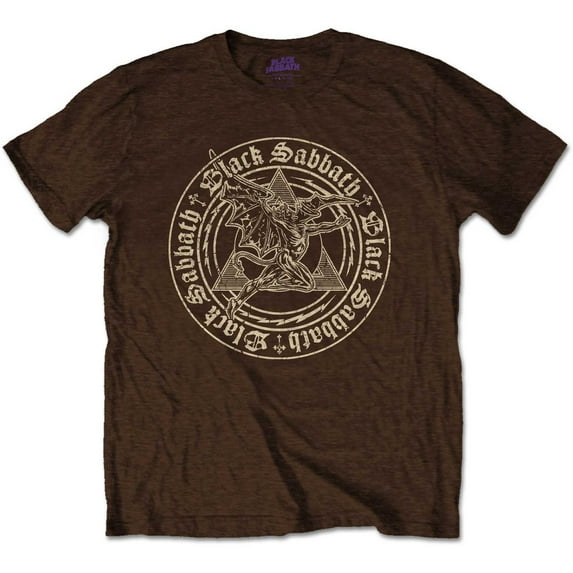 Black Sabbath Unisex T-Shirt Henry Pyramid Emblem (XX-Large)