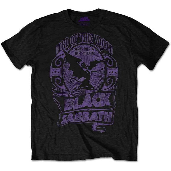 Black Sabbath Unisex T-Shirt Lord of this world (Small)