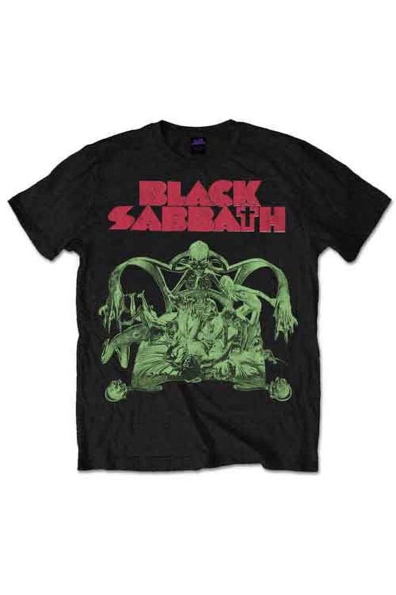 Black Sabbath Unisex T-Shirt Sabbath Cut-out (Large)