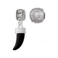 thumbnail image 1 of Black Sabre Tooth 13.1 Half Marathon Run She Believed She Could Charm Beads (Set of 2), 1 of 1