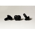 thumbnail image 1 of Black Safety Craft Animal Nose for Bear Puppet Doll Made in Japan (15mm A Nose - 4 pcs), 1 of 2
