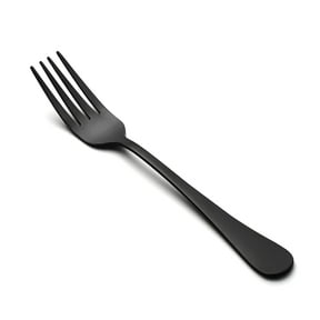 Black Salad Forks Set of 12, Stainless Steel Silverware Flatware Forks, Appetizer Dessert Eating Utensils for Home Restaurant Wedding Party, Mirror Finish, Dishwasher Safe