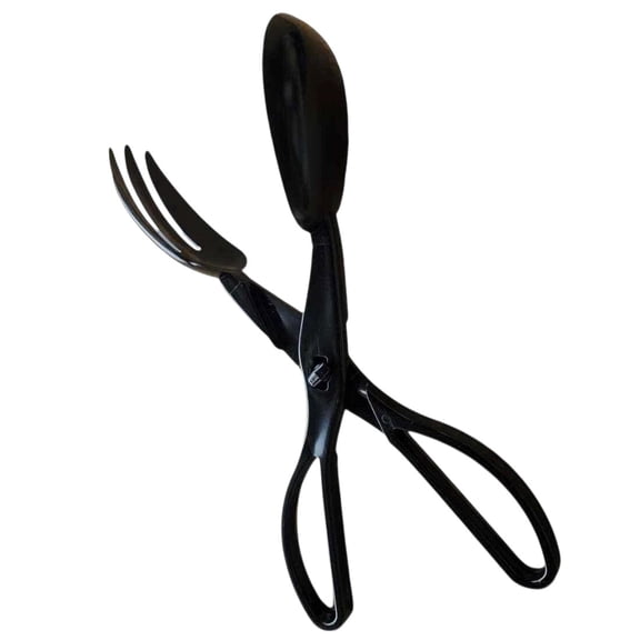 Black Salad Scissor Tongs  11.5" CT3304 Partipak, Polystyrene, Partipak / D&W Fine