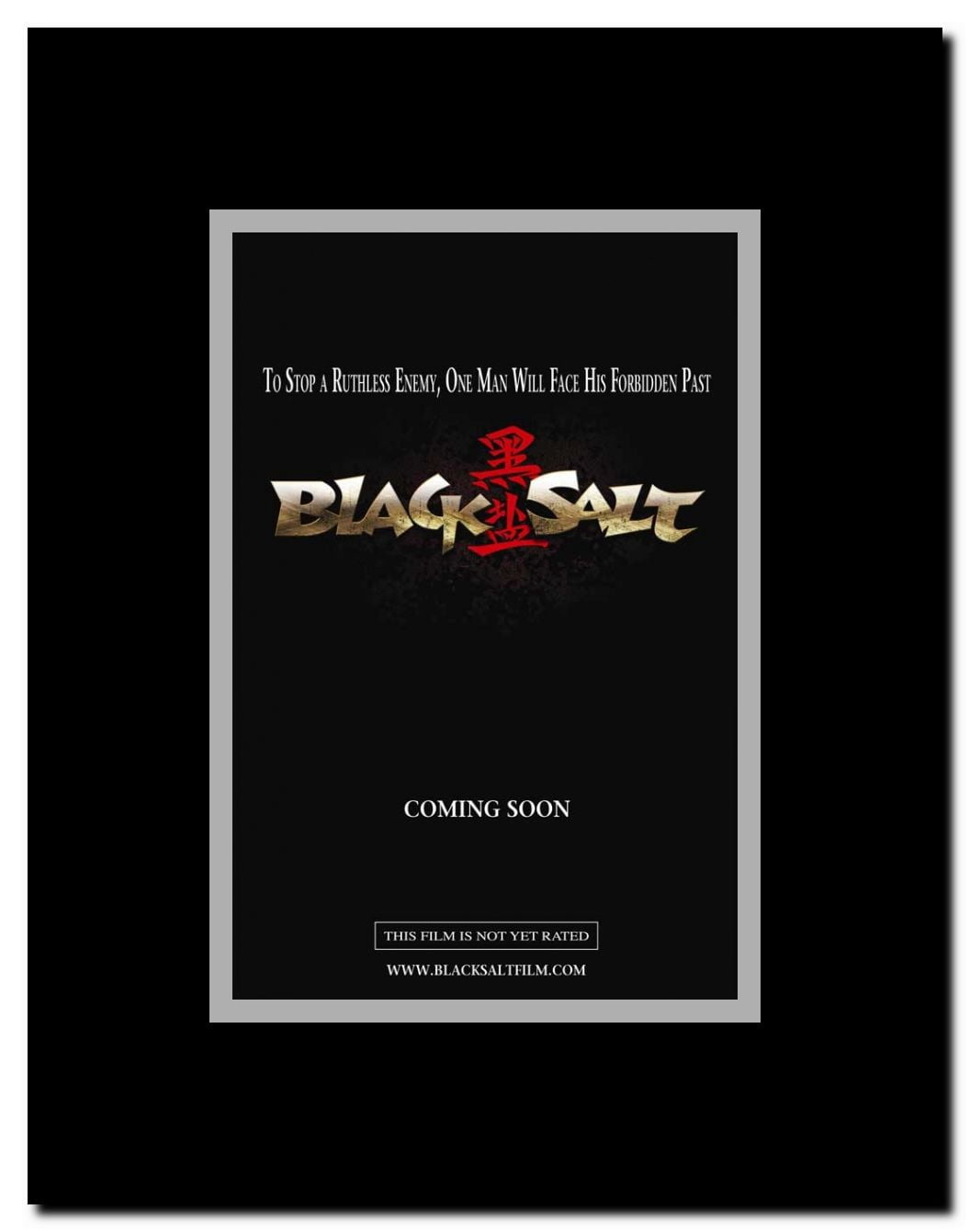 Black Salt Framed Movie Poster