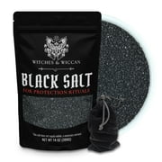 Sea Salt Superstore Black Salt for Protection Rituals & Wiccan Spells, 14 Oz Gluten-Free
