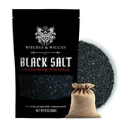 Sea Salt Superstore Black Salt 2 oz Bag for Witches & Wiccan Witchcraft Supplies Gluten-Free