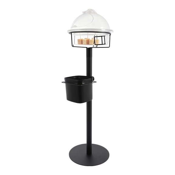 Black Sample Stand,Food Service Sample Display Stand, Sample Display Stand for Grocery Store Bar Bakery