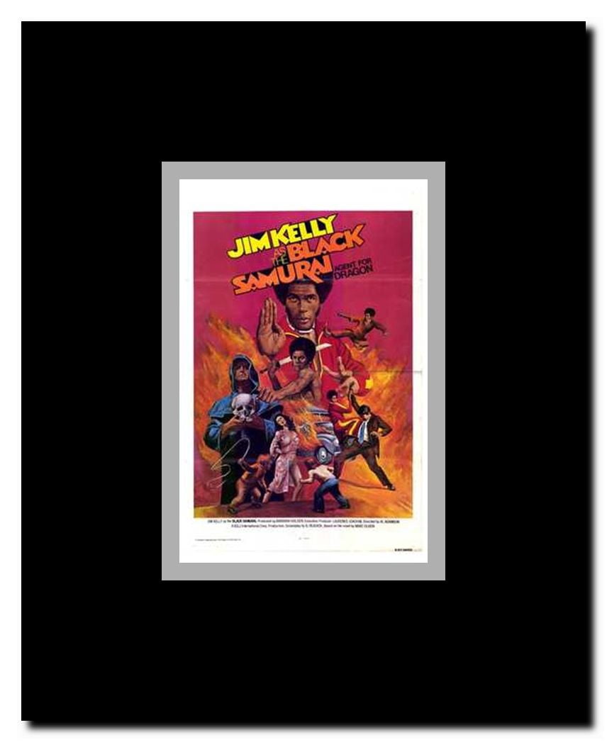 Black Samurai Framed Movie Poster