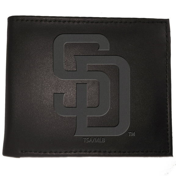 Black San Diego Padres Hybrid Bi-Fold Wallet