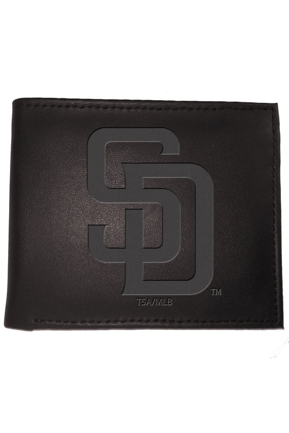 Black San Diego Padres Hybrid Bi-Fold Wallet