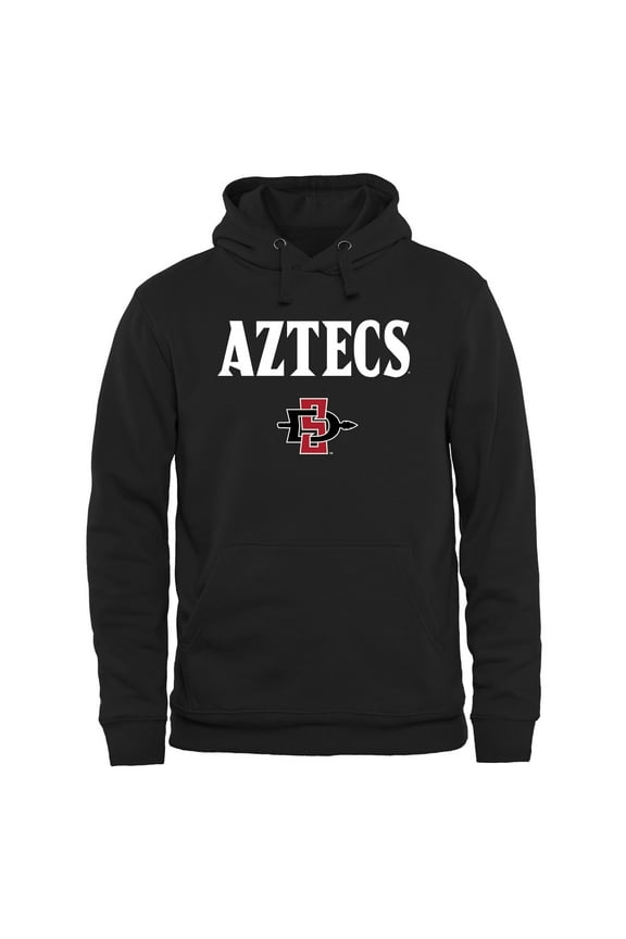 Black San Diego State Aztecs Proud Mascot Pullover Hoodie