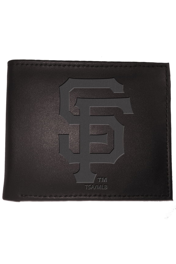 Black San Francisco Giants Hybrid Bi-Fold Wallet