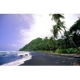 thumbnail image 1 of Black Sand Beach, Dominica Poster Print by Michael DeFreitas (27 x 18), 1 of 1
