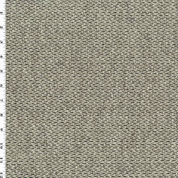 Black/Sand/Taupe Halo Dobby Home Decorating Fabric, Fabric By the Yard