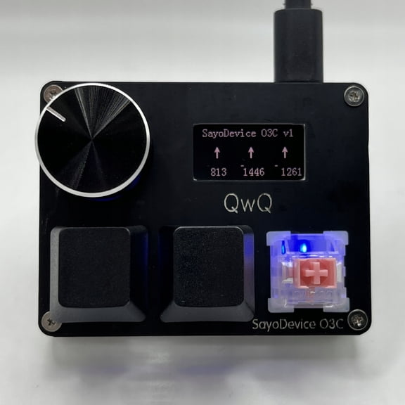 Black SayoDevice OSU O3C Fast Transmission Trigger,Black