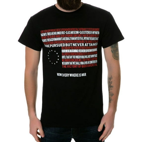 Black Scale Mens Everywhere T Graphic T-Shirt, Black, Small