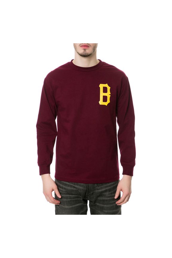 Mens The B Logo Ls Graphic T-Shirt