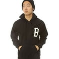 thumbnail image 1 of Black Scale Mens The B Logo Pullover Hoodie Sweatshirt, Black, Medium, 1 of 2