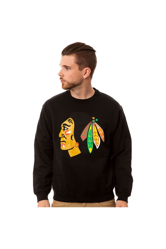 Mens The Blackhawk O.G. Crewneck Sweatshirt, Black, Small